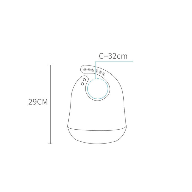 Moederskleintje™ Silicone slabbetje